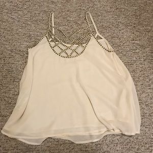 NEW // Beaded Strappy Tank